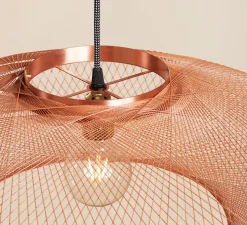 Suspension, UFO Full Medium, cuivre, Ø60cm, H18cm - Atelier Robotiq