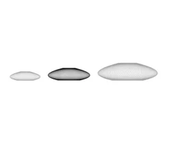 Suspension, UFO full Medium, blanc, câble blanc, Ø60cm, H18cm - Atelier Robotiq