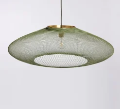 Suspension, UFO full, small, vert, Ø40cm, H12cm - Atelier Robotiq