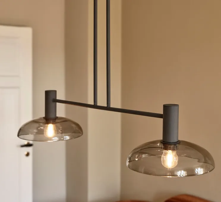 Suspension, Ufo Long, noir, L81cm, H58cm - Cobankeryd