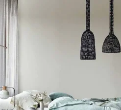 Suspension, Umut 3, noir, Ø35cm, H118cm - Ay Illuminate