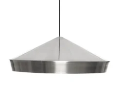 Suspension, Unbeaten Flat, aluminium, LED, dim, 3000K, 800 lm, Ø56,5cm, H21cm - Tom Dixon
