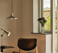 Suspension, Unbeaten Wide, aluminium, LED, dim, 3000K, 800 lm, Ø36cm, H16cm - Tom Dixon