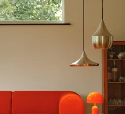 Suspension, Unbeaten Wide, aluminium, LED, dim, 3000K, 800 lm, Ø36cm, H16cm - Tom Dixon