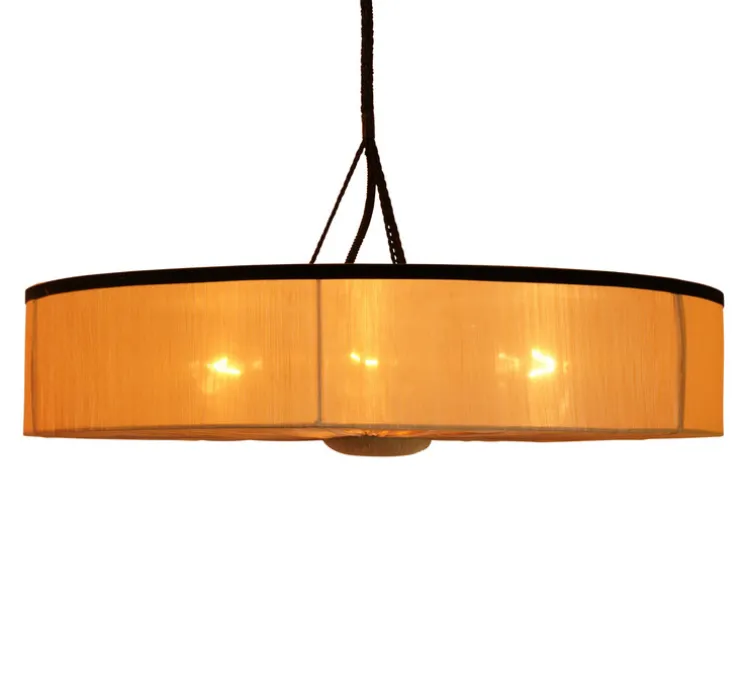 Suspension, Urchin, blanc & noir, Ø65cm, H13cm - Gong