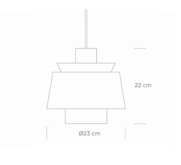 Suspension, Utzon JU1, blanc, Ø23cm - Andtradition