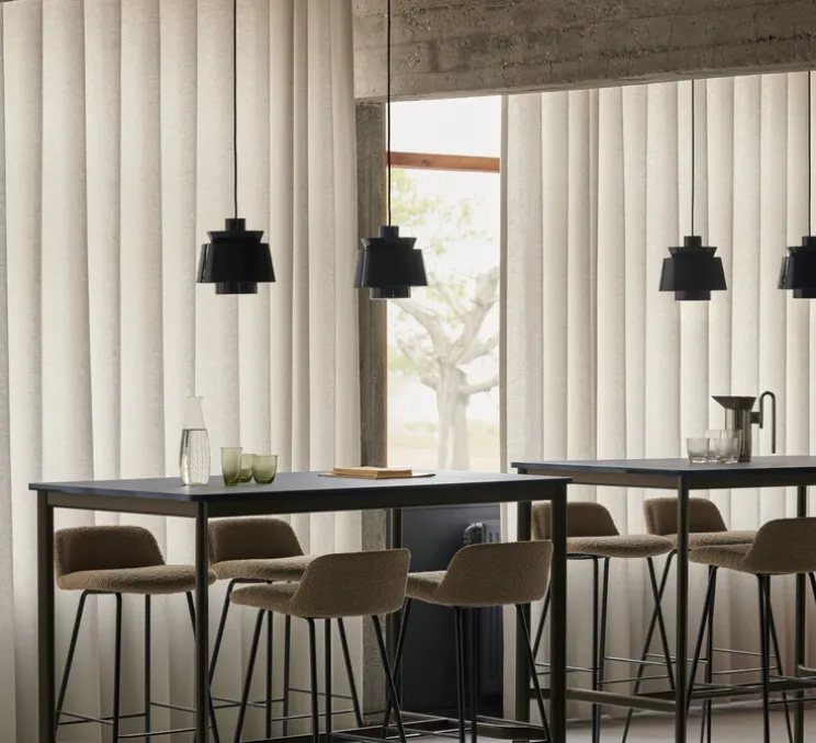 Suspension, Utzon JU1, bleu métallisé, Ø22cm, H23cm - Andtradition