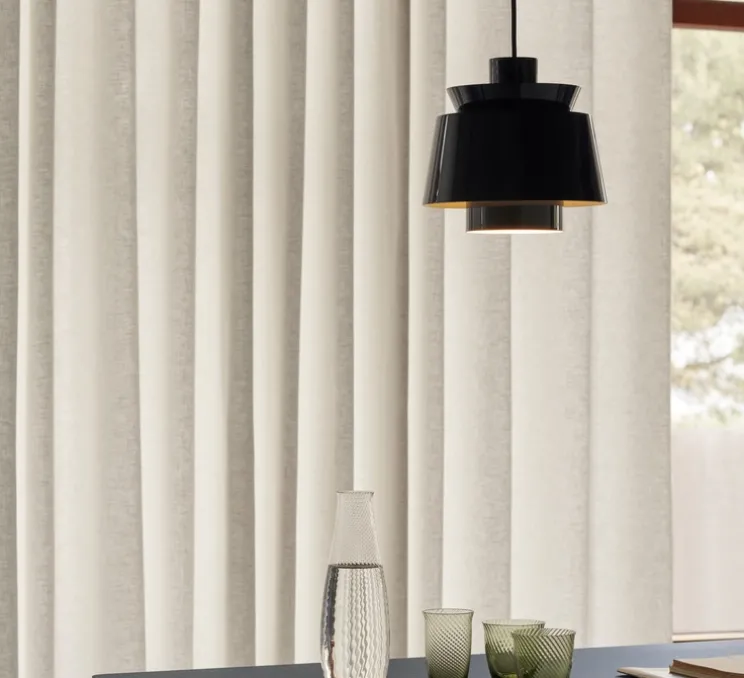 Suspension, Utzon JU1, bleu métallisé, Ø22cm, H23cm - Andtradition