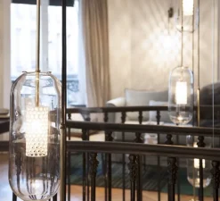 Suspension, Vadim, laiton, Ø15cm, H72,5cm - Sarah Lavoine