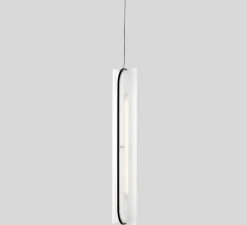 Suspension, Vale 1 Dali, transparent, anthracite, LED dimmable, 2700K, 1115lm, L102cm, H15cm - A-N-D
