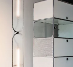 Suspension, Vale 2 Dali, transparent, anthracite, LED, 2700K, 2230lm, L102cm, H15cm - A-N-D