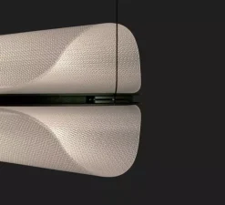 Suspension, Vale-P, transparent, anthracite, LED, dimmable, phase-cut, 2700K, 1388lm, L102cm, H16cm - A-N-D