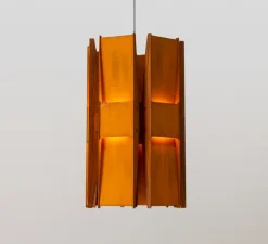 Suspension, Vector, 6 panneaux, rouille, LED, dim, coupure de phase, 2700K, L22cm, H58cm - A-N-D