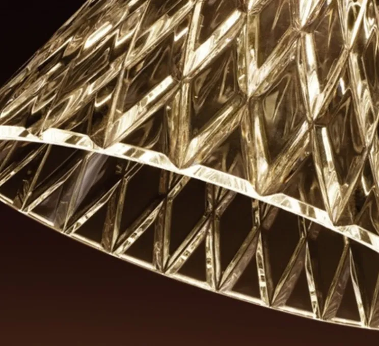 Suspension, Veneto 1, transparent, LED, dim, 2700k, 452 lm, Ø15,8cm, H16,8cm - LEDs C4