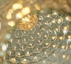 Suspension, Venice, vert, doré, Ø18cm, H30cm - It's about Romi