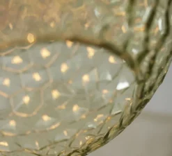 Suspension, Venice, vert, doré, Ø18cm, H30cm - It's about Romi