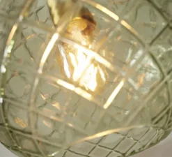 Suspension, Venice, vert, doré, Ø22cm, H26cm - It's about Romi