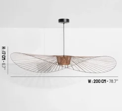 Suspension, Vertigo, grande, cuivre, Ø200cm, H17cm - Petite Friture