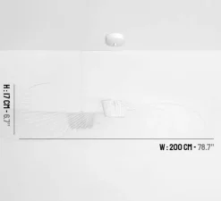 Suspension, Vertigo, grande, blanc, Ø200cm, H17cm - Petite Friture