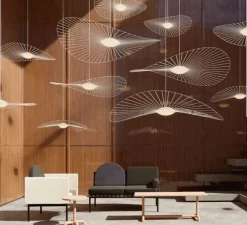 Suspension, Vertigo Nova, grande, blanc , LED, dim, 2700K, 1350 lm, Ø190cm, H13,2cm - Petite Friture