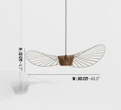 Suspension, Vertigo, petite, cuivre, Ø110cm, H12cm - Petite Friture