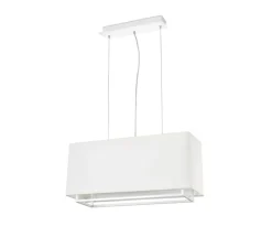 Suspension, Vesper-1, blanc, beige, L60cm, H28cm - Faro