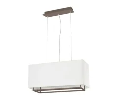 Suspension, Vesper-1, marron, beige, L60cm, H28cm - Faro