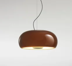 Suspension, Vetra 43, ambre, LED, 2700k, 881lm, Ø43cm, H19,8cm - Marset