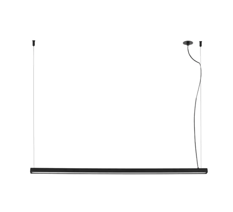 Suspension, Vico 115, noir mat, LED, dim, 2700K, 2800 lm, L115cm, H3,2cm - Faro