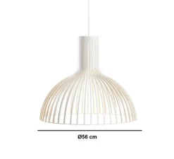 Suspension, Victo, blanc, Ø56cm, H48cm - Secto Design
