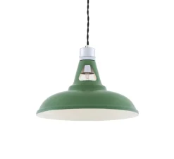 Suspension, Vienna, vert sauge, Ø30,5cm, H23cm - Mullan Lighting
