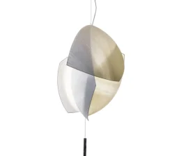 Suspension, Voiles Big Surface, blanc, LED, dim, 3000K, 4032 lm, Ø70cm, H95cm - LEDS C4