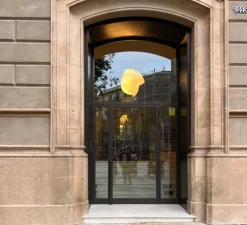 Suspension, Voiles Big Surface, blanc, LED, dim, 2700K, 4480 lm, Ø70cm, H95cm - LEDS C4