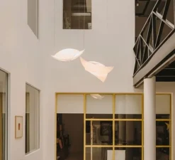 Suspension, Voiles, blanc, LED, dim, 2700K, 1864 lm, L75,7cm, H72,5cm - LEDS C4