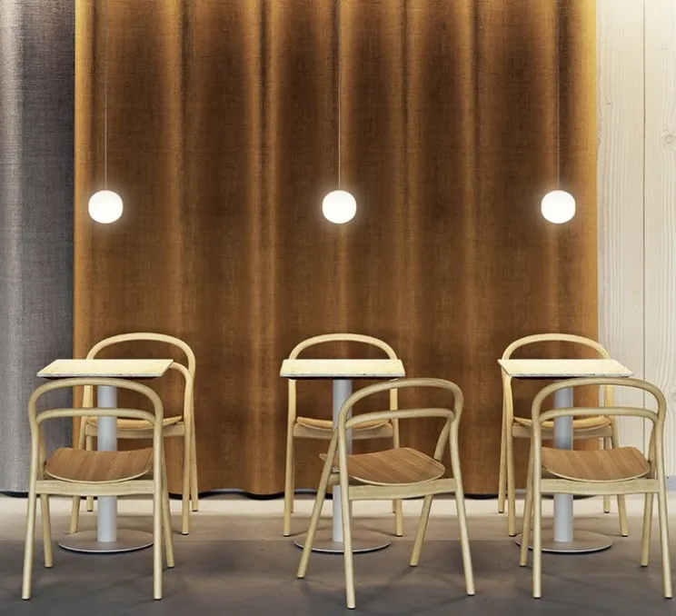 Suspension, Volum 14 sans rosace, blanc brillant, Ø14cm, H13,5cm - Lodes