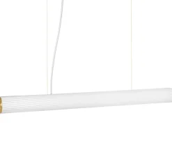 Suspension, vuelta 100, laiton, LED, 3000K, 2400lm, Ø8,4cm, H100cm - Ferm Living