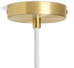 Suspension, vuelta 100, laiton, LED, 3000K, 2400lm, Ø8,4cm, H100cm - Ferm Living