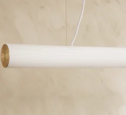 Suspension, vuelta 60, laiton, LED, 3000K, 1600lm, Ø8,4cm, H60cm - Ferm Living