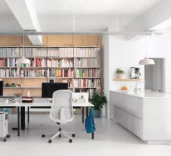 Suspension, w162 Dalston, gris clair, LED, dim, 2700K, 515 lm, Ø37cm, H20cm - Wastberg