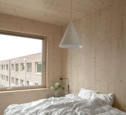 Suspension, w221 Medium s2, blanc, LED, dim, 2700K, 922 lm, Ø38cm, H41,5cm - Wastberg