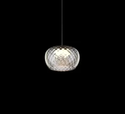 Suspension, Wetro 1,0, taupe, diamond, verre fumé, LED, 1800-2850K, 340lm, Ø15cm, H8,7cm - Wever&Ducré