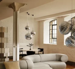 Suspension, WHIRL 25, argent, L30cm, H26cm - Tom Dixon