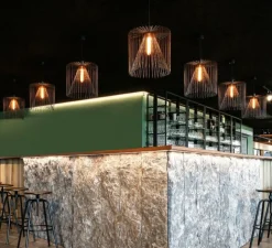 Suspension, Wiro, 3.8B, noir, H38cm, Ø38cm, 2700K - Wever & Ducre