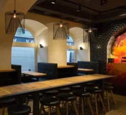 Suspension, Wiro, 3.8B, noir, H38cm, Ø38cm, 2700K - Wever & Ducre