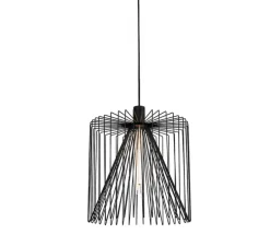 Suspension, Wiro, 3.8B, noir, H38cm, Ø38cm, 2700K - Wever & Ducre