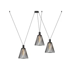 Suspension, Wiro decenter 3.0 , noir, Ø24,5cm, H33cm - Wever&ducré