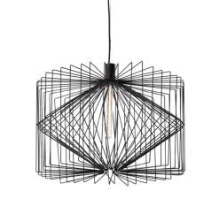Suspension, Wiro, noir, Ø65cm, 2700K - Wever & Ducre