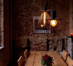 Suspension, Wiro, noir, Ø65cm, 2700K - Wever & Ducre