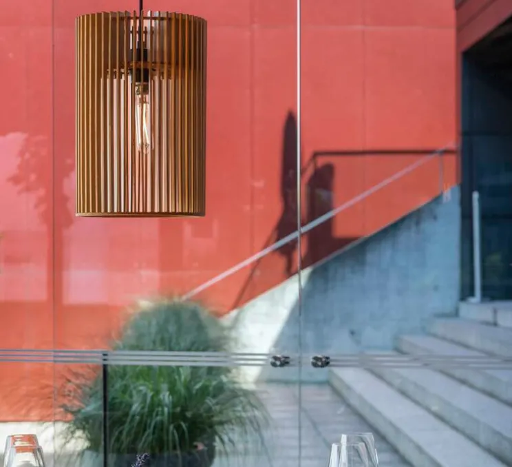 Suspension, Wud, naturel, Ø25cm, H38cm - SLV