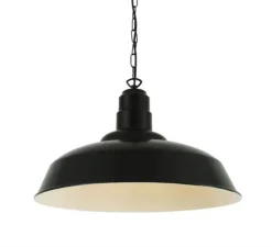 Suspension, Wyse, noir mat, Ø50cm, H30cm - Mullan Lighting